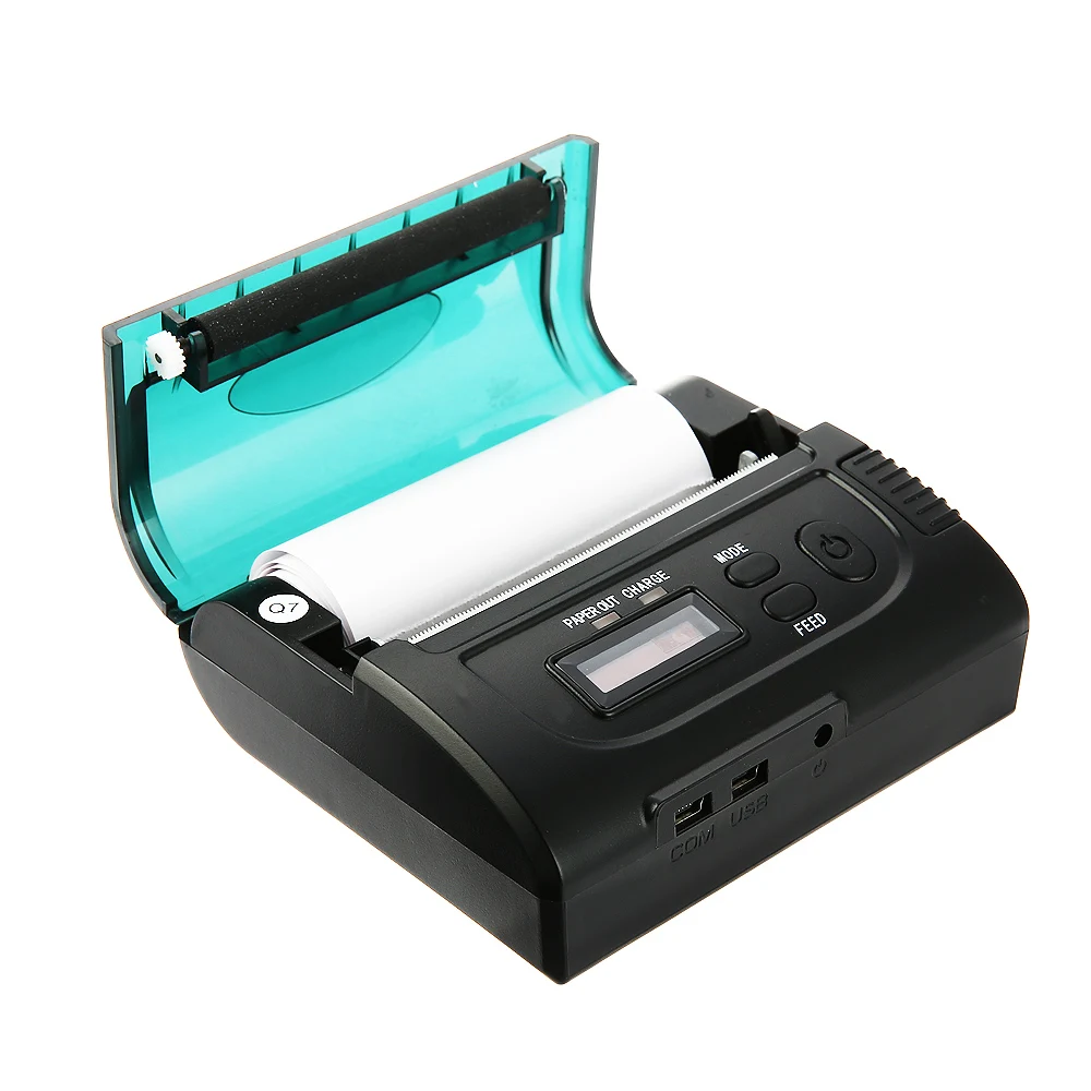 ZJiang ZJ 8002 Портативный 72 мм Mini USB Bluetooth Wi Fi Термальность принтер Поддержка ESC/POS
