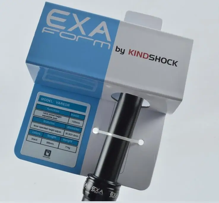 KS KindShock EXAFORM Vareo дистанционный гидравлический Подседельный штырь для горного велосипеда 30,9/31,6 мм X 385 мм регулировочный переключатель