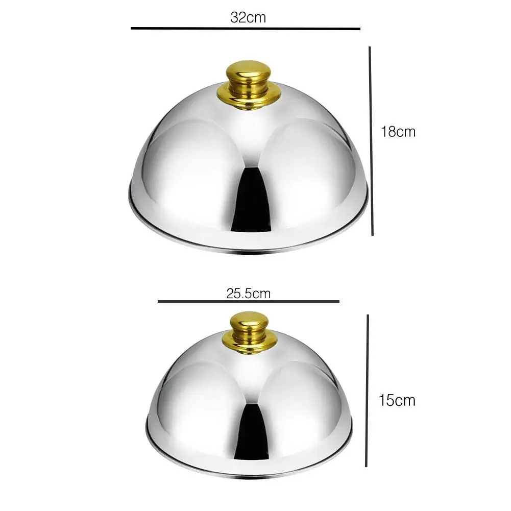 Купол из нержавеющей стали крышка для еды стейка сыра плавильный купол