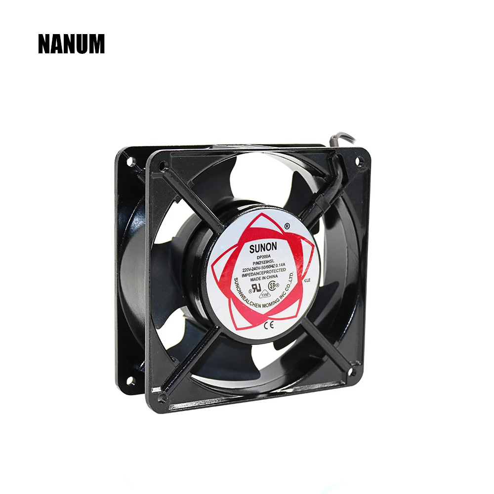 NANUM вентилятор охлаждения 12038 DP200A 2123 220 в 120*120*38 осевые вентиляторы 120*120*38 мм озонатор аксессуары пайка оловянный вытяжной вентилятор