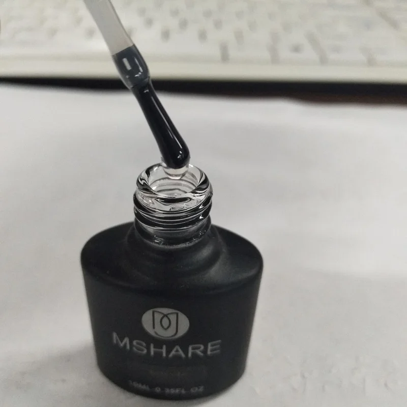 MSHARE 10 мл 2 шт без протирание, чистка верхнее покрытие+ Базовое покрытие гель лак для ногтей длительного действия Гель-лак УФ светодиодный гель лак для ногтей