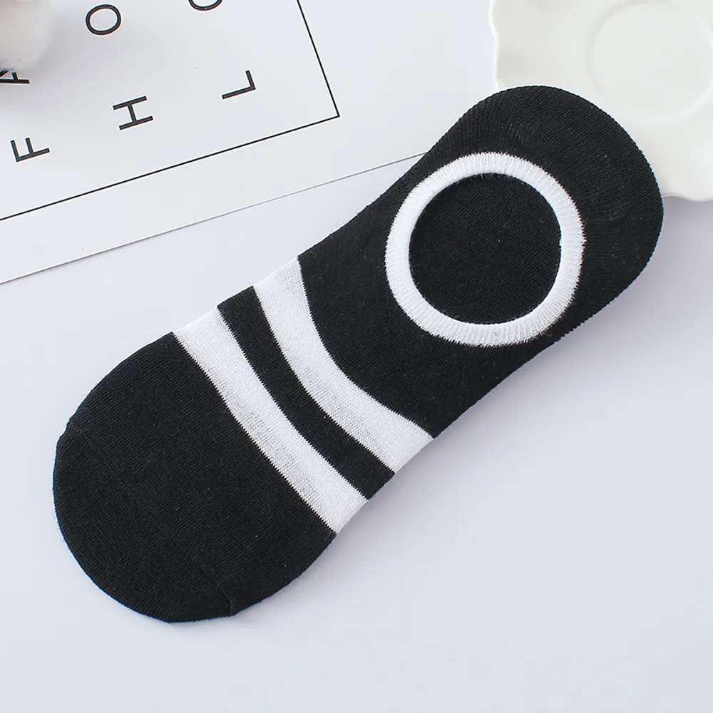1 пара женские хлопковые носки неглубокие невидимые силиконовые Нескользящие