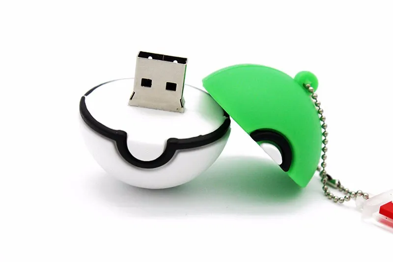 JASTER Pokemon usb флеш-накопитель Pocket Monster Poke Ball Pikachu Флешка 4 ГБ 16 ГБ 32 ГБ 64 ГБ u диск memory stick модная