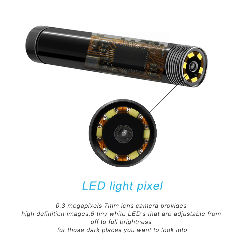 Автомобильный диагностический инструмент usb эндоскоп водонепроницаемая камера