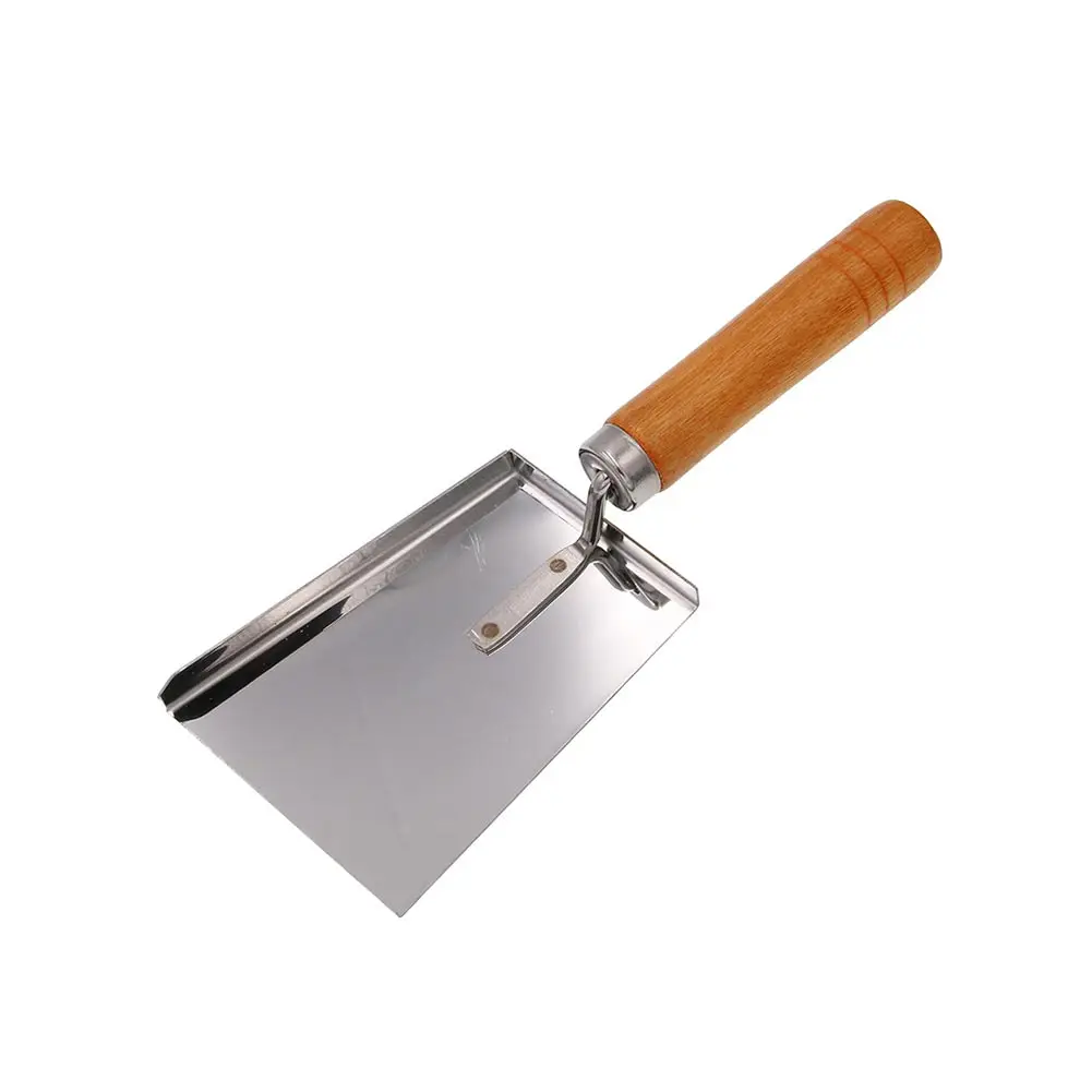 Пчеловодство Совок Деревянная ручка инструмента из нержавеющей стали нож