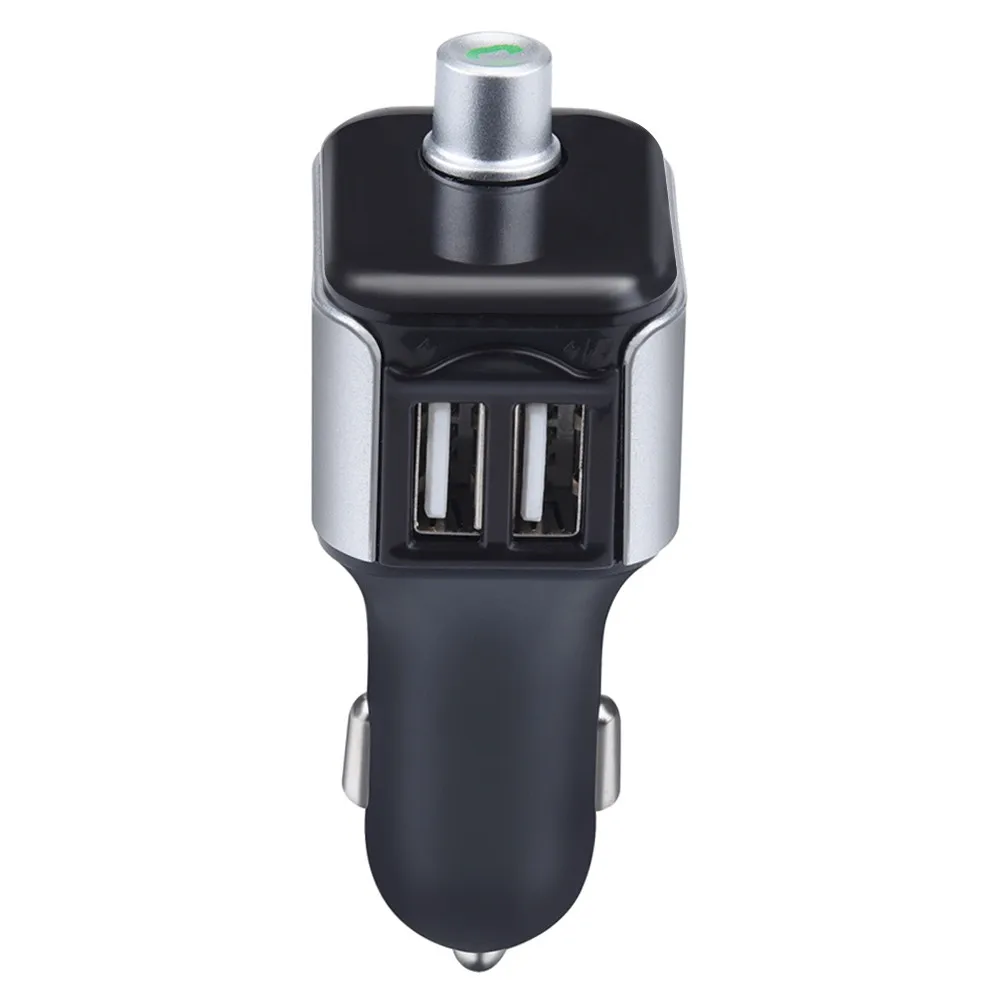 Новинка портативное автомобильное зарядное устройство с двумя USB-портами