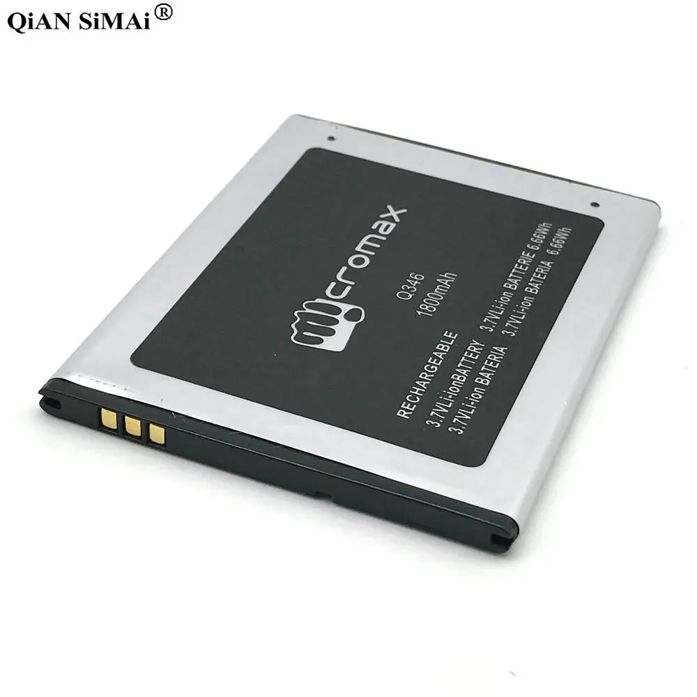 Новый высококачественный аккумулятор 1800 мАч для телефона Micromax Q346|battery for|battery for