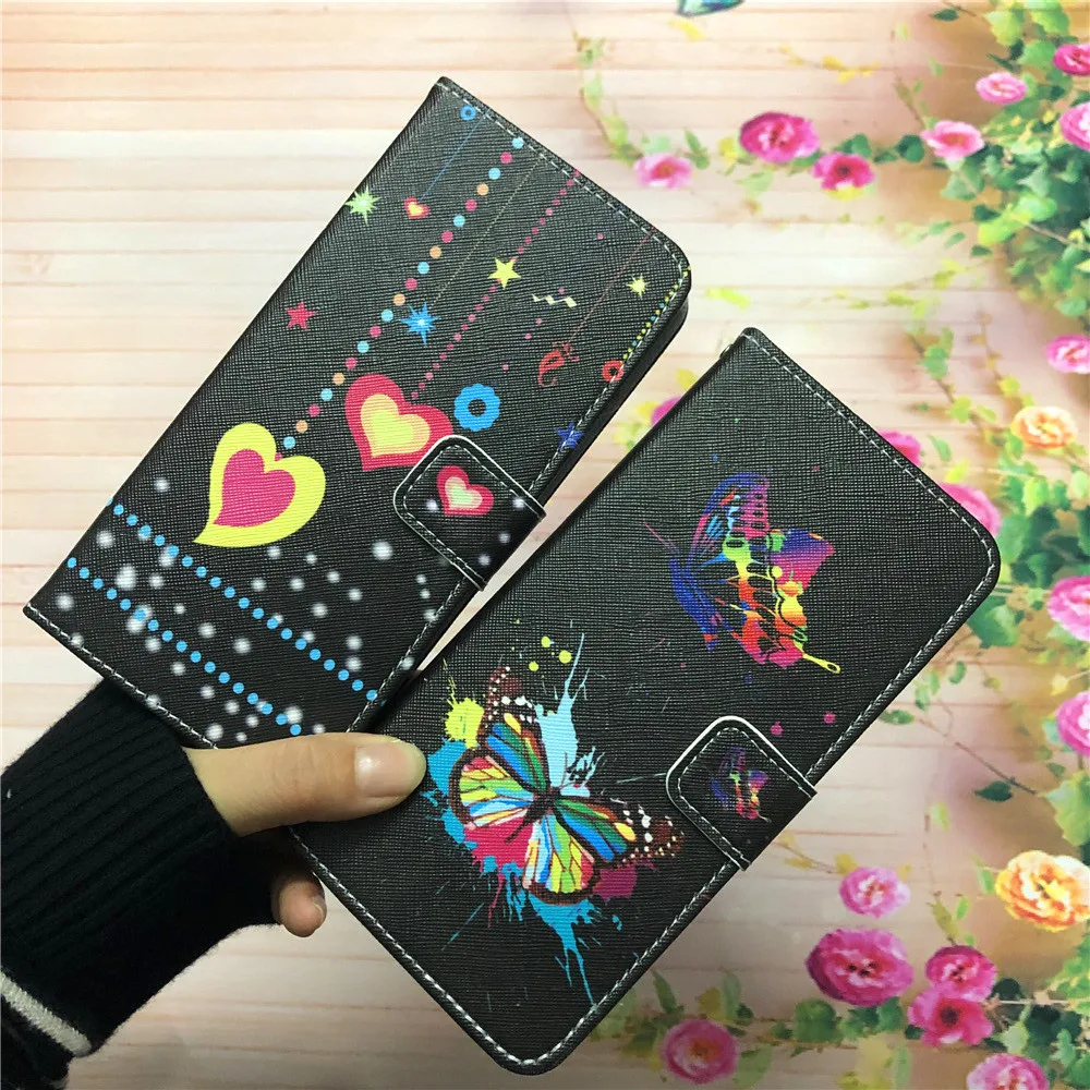 Кожаный чехол-бумажник для Xiaomi mi 9 SE mi 8 Lite A2 F1 Red mi 7 6 6A GO Red mi Note 7 6 Pro 5 Роскошный чехол с откидной крышкой и подставкой с сердечком