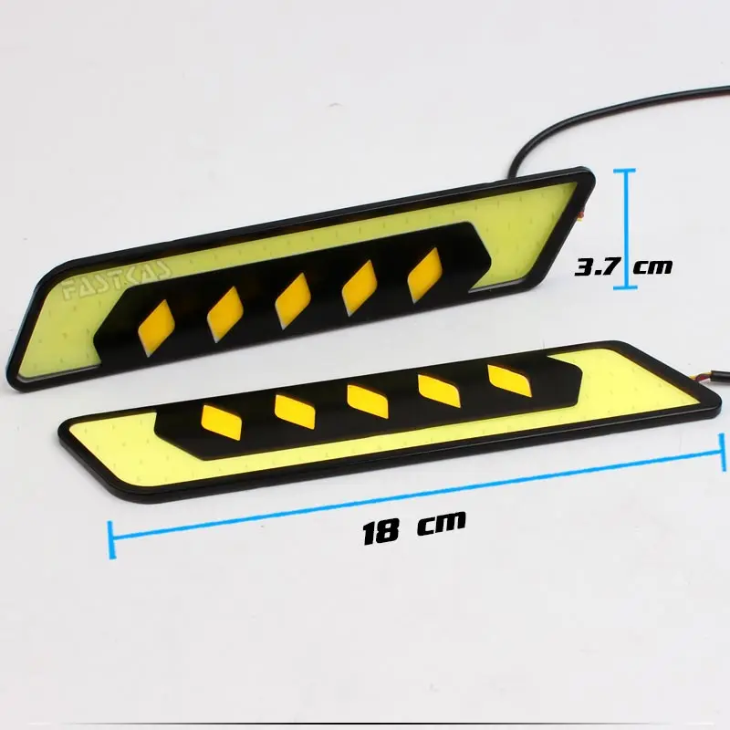 Светодиодный светильник DRL для дневных ходовых огней Стайлинг автомобиля