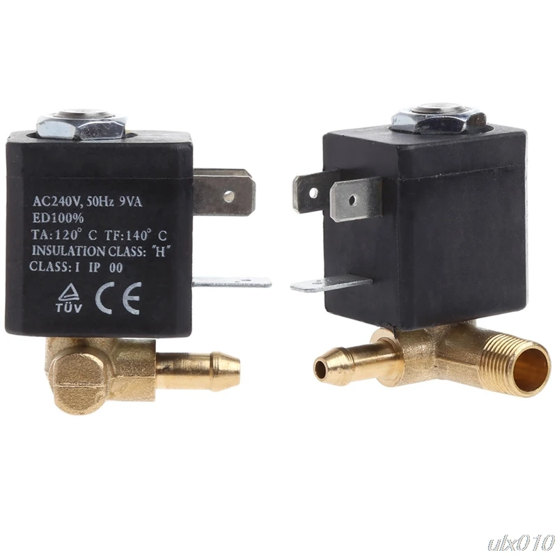 Cannula N/C AC 230V G1/8 &quotлатунный генератор пара Соленоидный клапан воды кофе S08 Оптовая