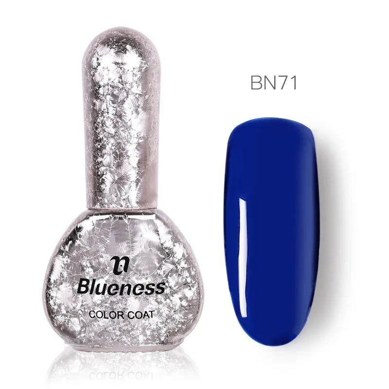 BN71 Blueness 6 мл Гель-лак для ногтей синяя серия 12 чистый Цвет Гель-лак для Ногтей Стойкий лак для ногтей УФ-лак инструмент для макияжа - Цвет: BN71