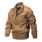 Куртка-бомбер мужская в стиле милитари, ветровка для тренировок, тактические куртки, пальто, весна-осень