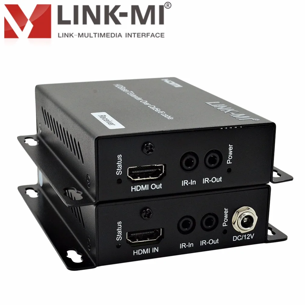 LINK MI EX34 4K 70 100M HDMI удлинитель видео аудио один Cat5e/6 Кабельный передатчик
