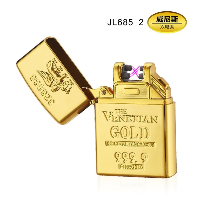 Новейшая перезаряжаемая ветрозащитная сигарета USB дуговая Зажигалка плазменная