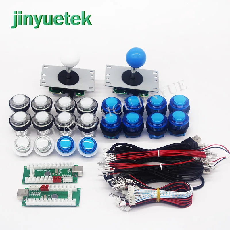 Набор игровых приставок сделай сам 2 шт. джойстик sanwa + 16 12 В светодиодный