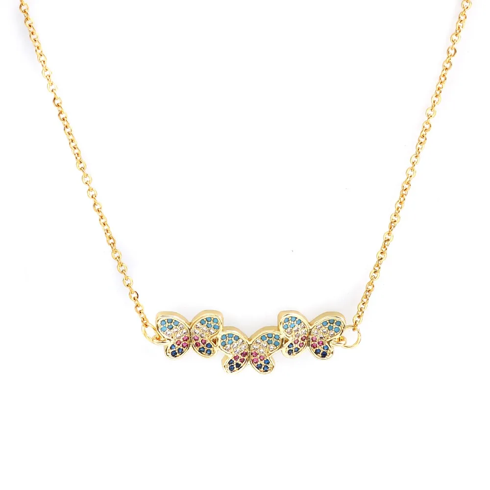DoreenBeads модное ожерелье с кулоном из нержавеющей стали микро покрытием золотого и