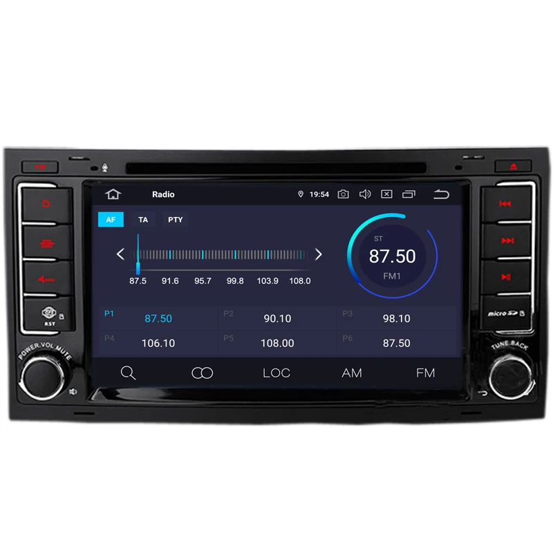 Система COIKA Android 9 0 2 + 16G RAM автомобильный dvd плеер для Volkswagen Touareg 2004 2011 GPS Navi OBD WIFI Google