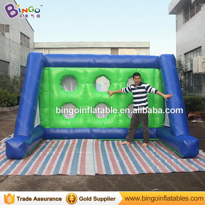 

3x2x2M inflatable soccer darts boards inflatable sport game six shooting gate door