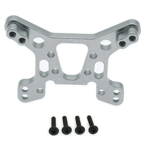 Titanium 1 шт. сплав задняя ударная башня Ударная пластина для Rc хобби модель автомобиля 1/14 Lc гоночный Полный серии BE6075 внедорожный Багги RCAWD - Цвет: Titanium