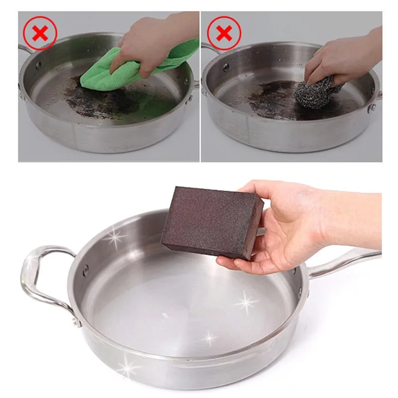 Кухонные принадлежности инструменты волшебная губка чистящая щетка миска для