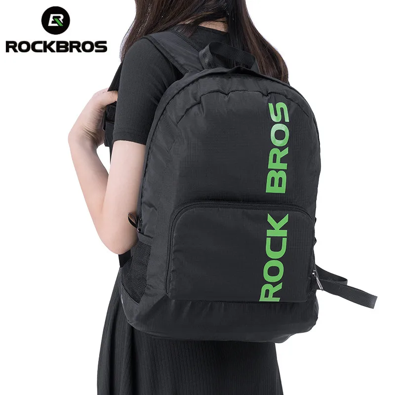 ROCKBROS портативный спортивный рюкзак непромокаемые складные сумки для пешего туризма кемпинга велоспорта велосипедные сумки для мужчин и женщин пакет, сумка для путешествия