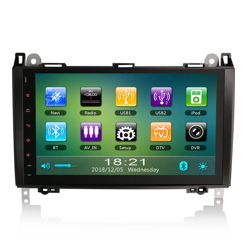 Erisin ES792B 9 &quot1 din автомобильный DVD 3G GPS RDS Bluetooth iPhone SWC USB DVR IN для Mercedes Benz A/B Class Sprinter Vito