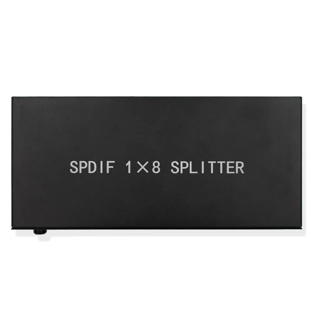 Цифровой оптический аудио преобразователь с 8 портами разделитель SPDIF 1x8
