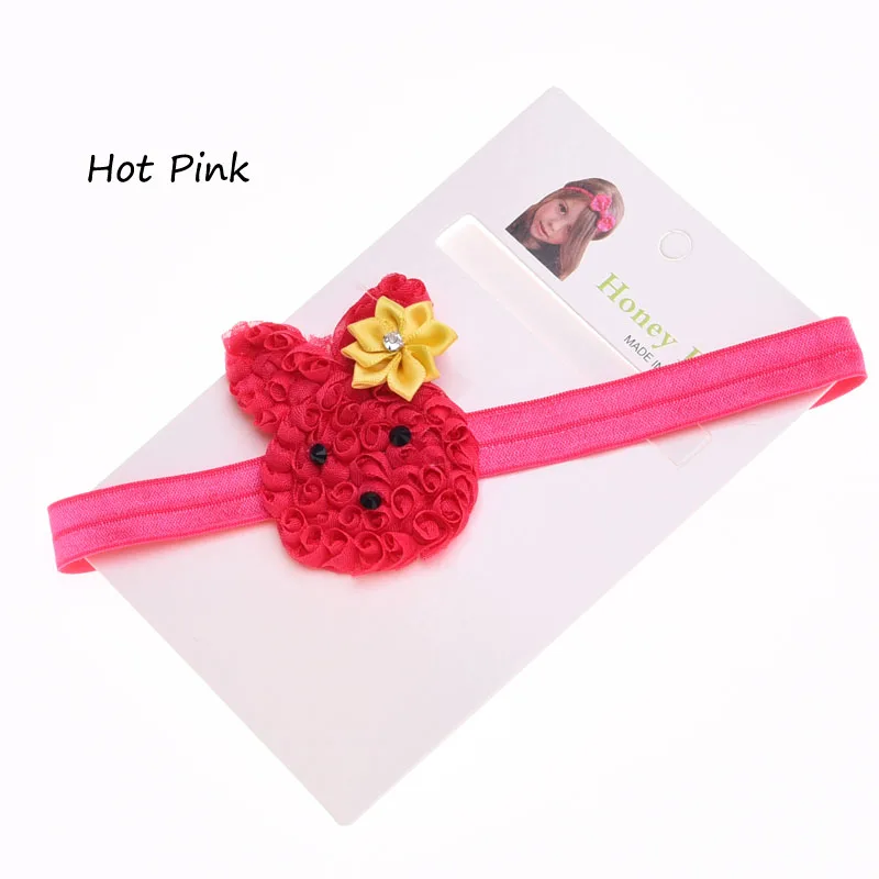 2 шт. повязка с кроликом и бантом для пасхальных волос милая цветком в виде