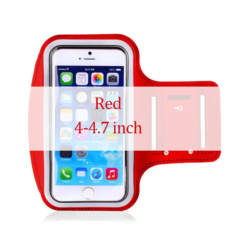 Red 1 Наручный чехол для телефона 4 ''4,5'' 4,7 ''5'' 5,5 ''дюймовый спортивный держатель телефона чехол для iphone huawei samsung Xiaomi сумка для телефона - Цвет: Red 1