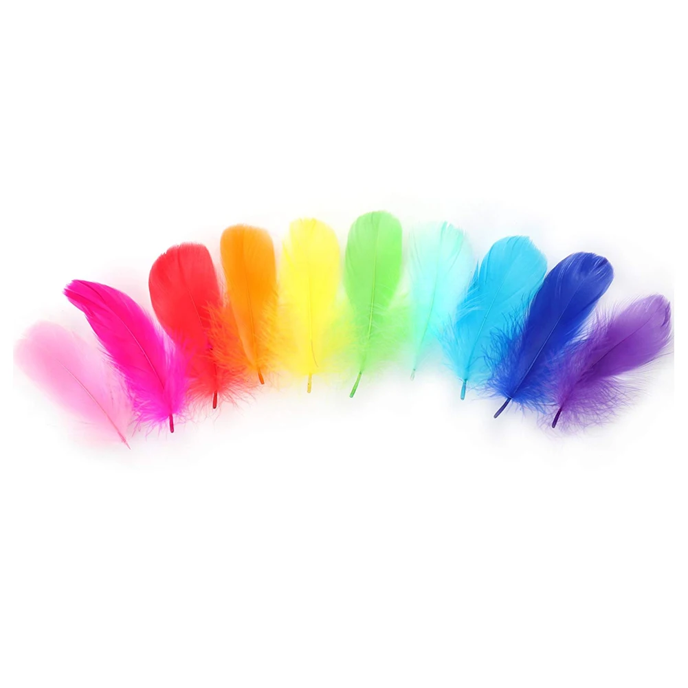 190 шт Турция Туфли без каблуков перья красочными перьями в объемных поделок