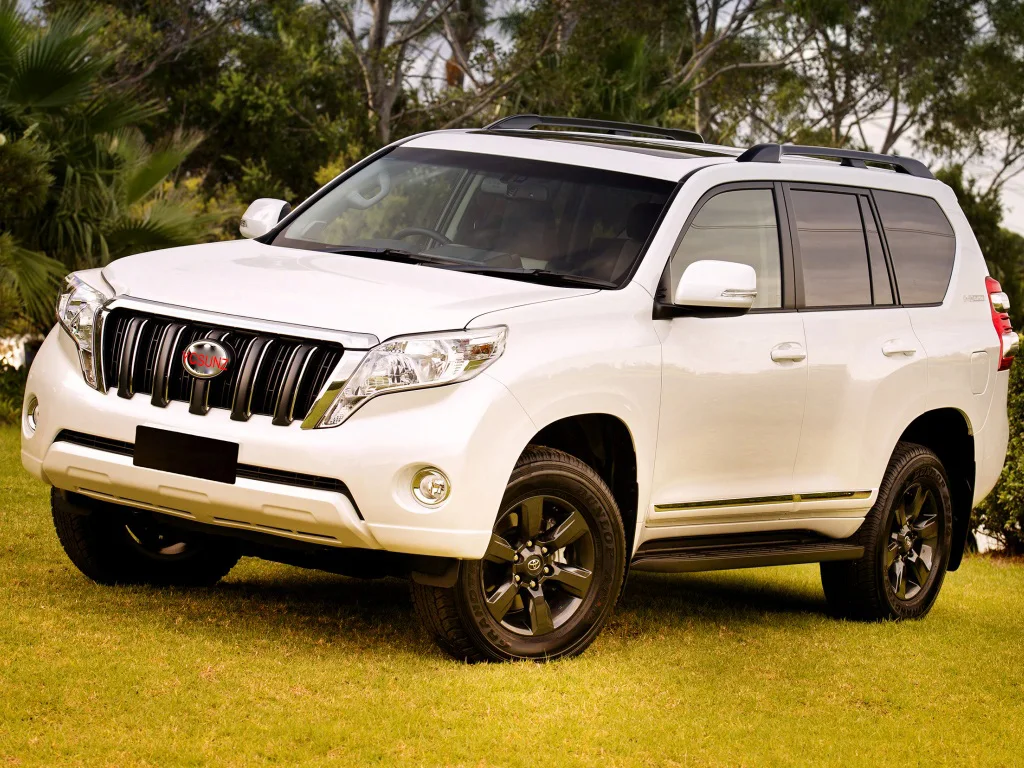 2014 2017 ABS хромированный налобный светильник покрытие для Toyota Land cruiser Prado 150 2015 2016