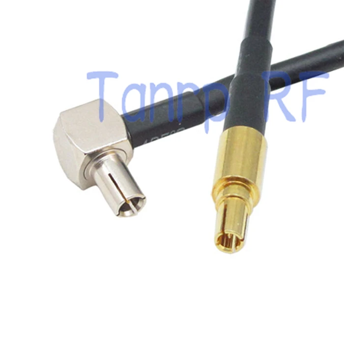 6in TS9 штекер под прямым углом к CRC9 RF адаптер 15 см Pigtail коаксиальный Соединительный