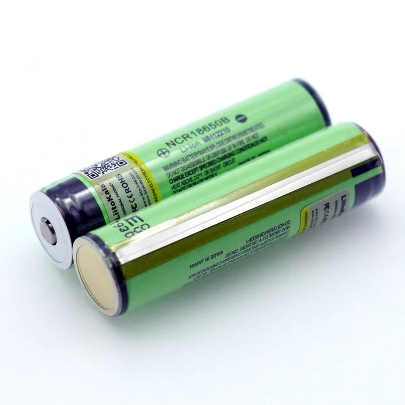 4 шт Liitokala защищенный 18650 NCR18650B 3400mAh перезаряжаемый литий-ионный аккумулятор с PCB 3,7 V для фонарика+ коробка для хранения