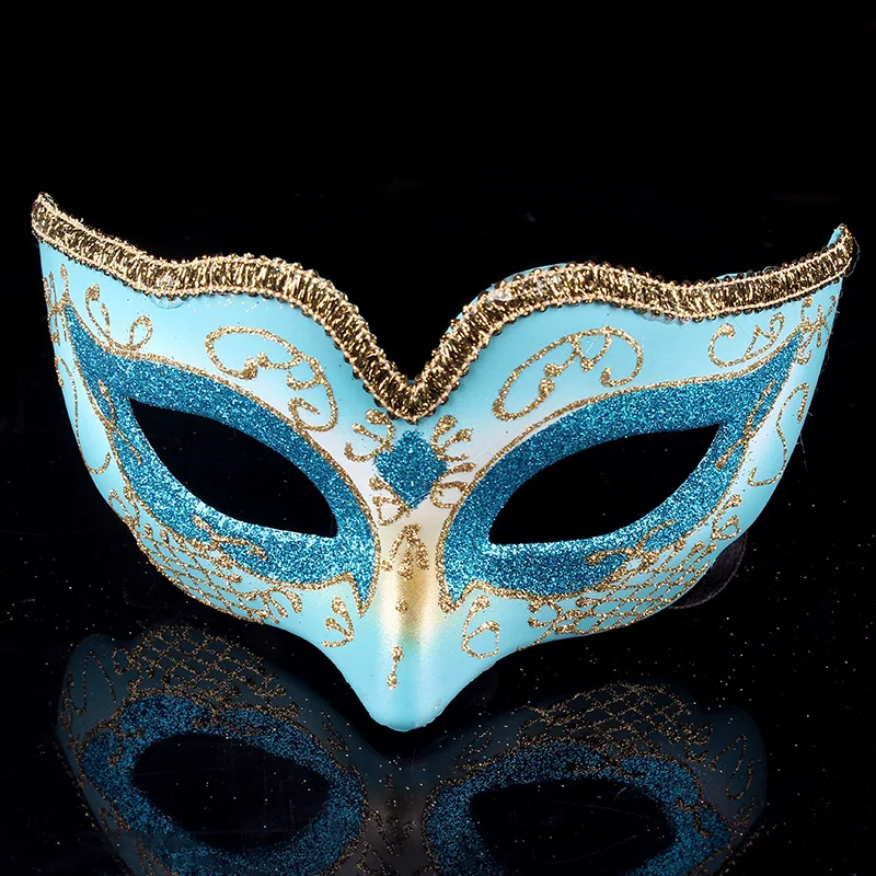 GNHYLL новая золотая Маскарадная маска Mardi Gras Note маска для женщин Венецианская маска Половина лица Венецианский шар маска для Хэллоуина Рождество