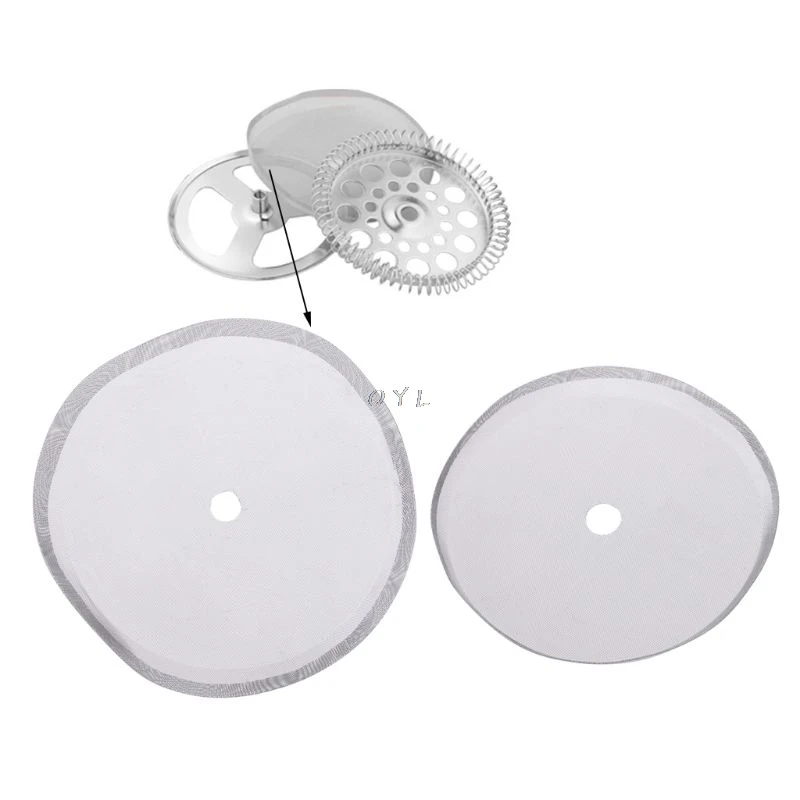 Портативный Съемный фильтр для кофейника сетчатая сетка многоразовые