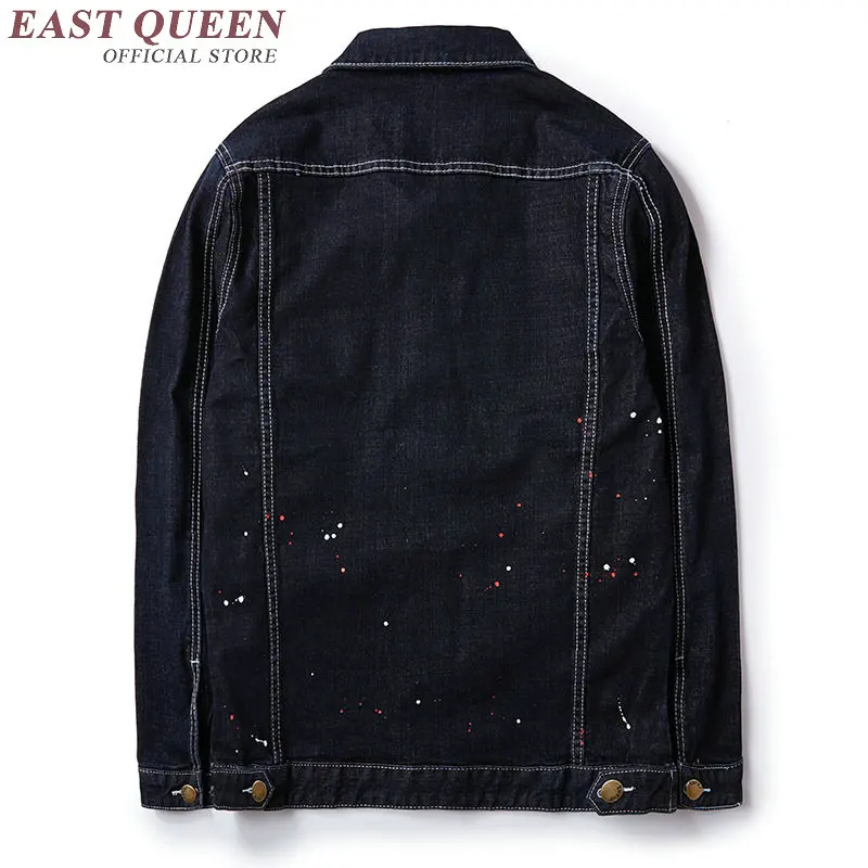 

Oversized denim jacket for men jeans jacket men Denim Jackets Vintage Casual Coat KK1757 H