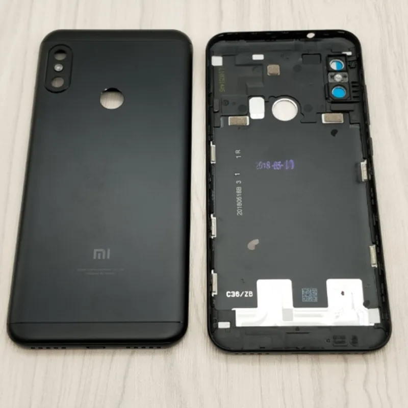 Оригинальный чехол для redmi 6 pro задняя крышка аккумулятора двери с аудиоразъемом и