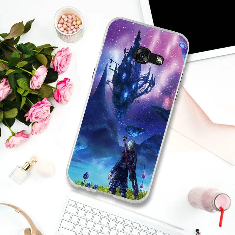 For Samsung Galaxy J3 J4 J5 J6 J7 J8 A3 A5 A7 2016 2017 2018 Coque Bags Silicone Xenoblade Chronicles Games Soft TPU Phone Cases | Мобильные