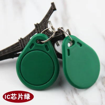 500pcs/Lot F08 RFID 13.56 Mhz IC Tag Token Key Ring cards Blue red black nfc tag | Безопасность и защита