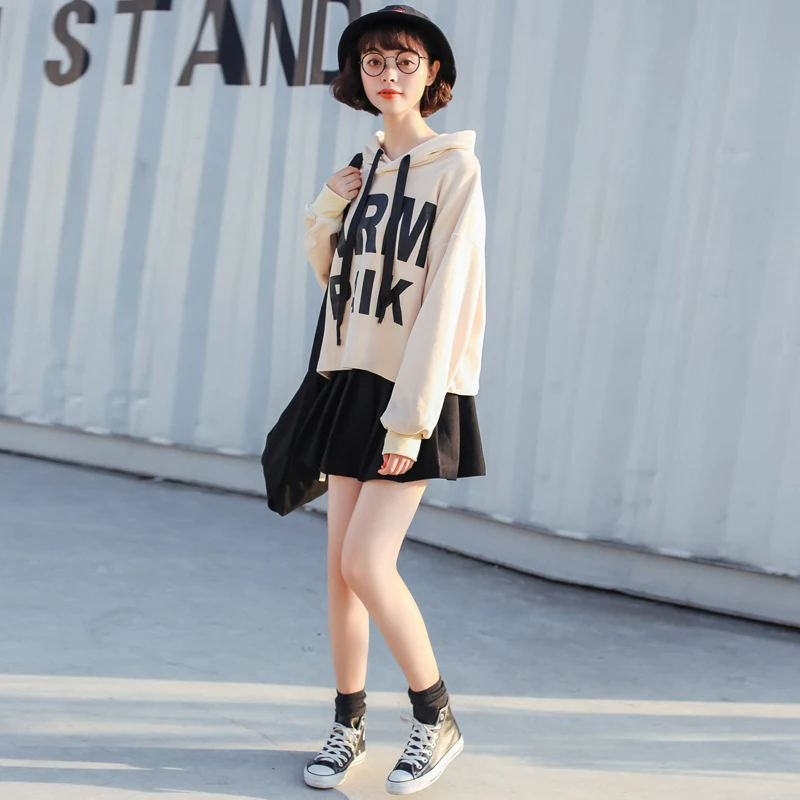 Женские толстовки Harajuku толстый Ulzzang золотой бархат с капюшоном Топ Женский