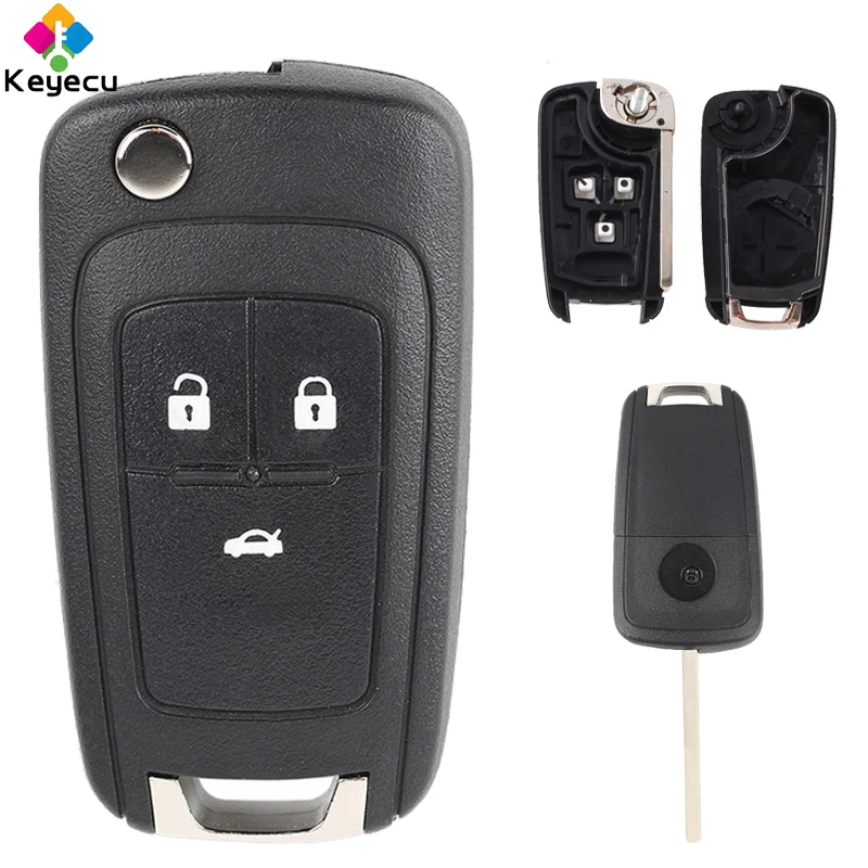 Запасной чехол KEYECU для автомобильного ключа с дистанционным управлением 2/ 3
