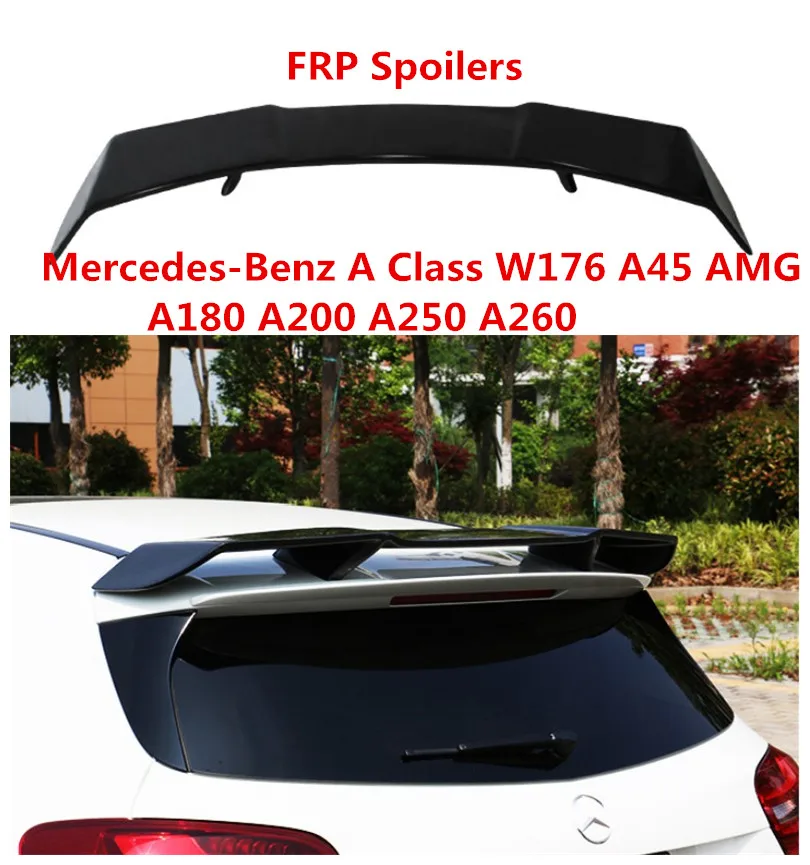 Спойлеры для Mercedes Benz A Class W176 A45 AMG A180 A200 A250 A260 2013 2019 спойлеры крыльев высокое
