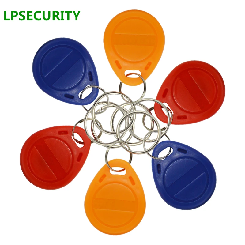 Маркер LPSECURITY 100 шт. чип EM4100 125 кГц брелок для карт карта доступа RFID ридера