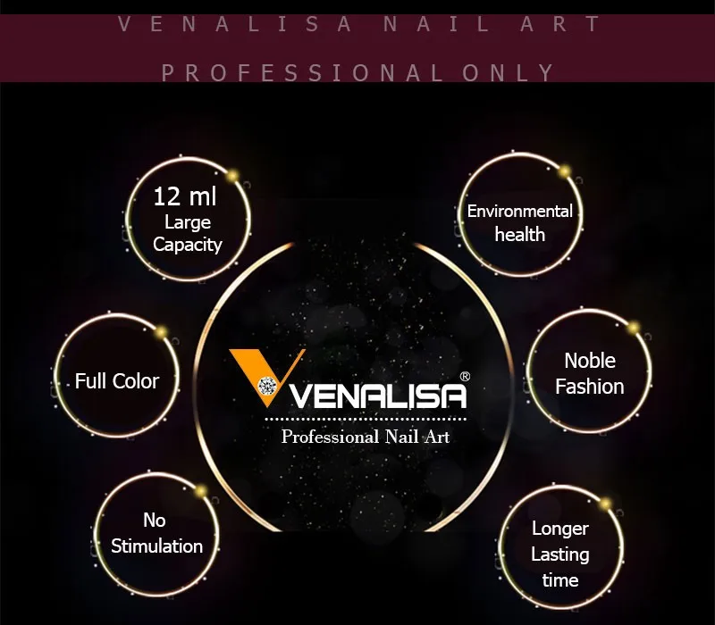 60751 Горячая Venalisa Гель-лак для ногтей долговечный замачивающийся лак для ногтей Гель-лак 12 мл 111 цветов на выбор лак для ногтей