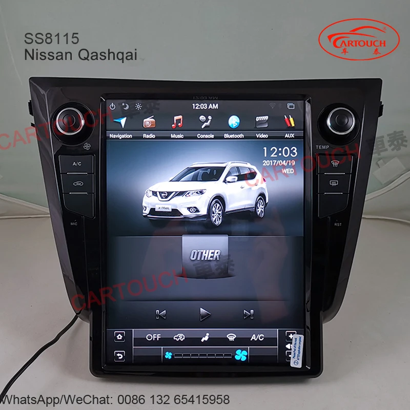 Фото Автомагнитола для Nissan X-trail QASHQAI, радио, Android, Автомобильный мультимедийный DVD-плеер с GPS, Carplay, HD-экран, Bluetooth 5,0, аудио №2