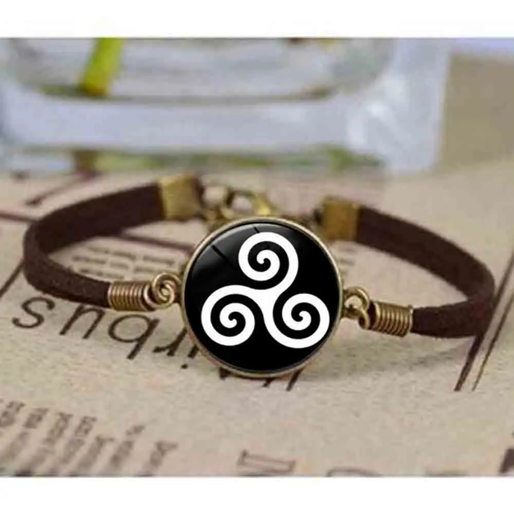 Заводская цена подростковый Волк браслет Triskele Triskelion Allison серебряные браслеты для