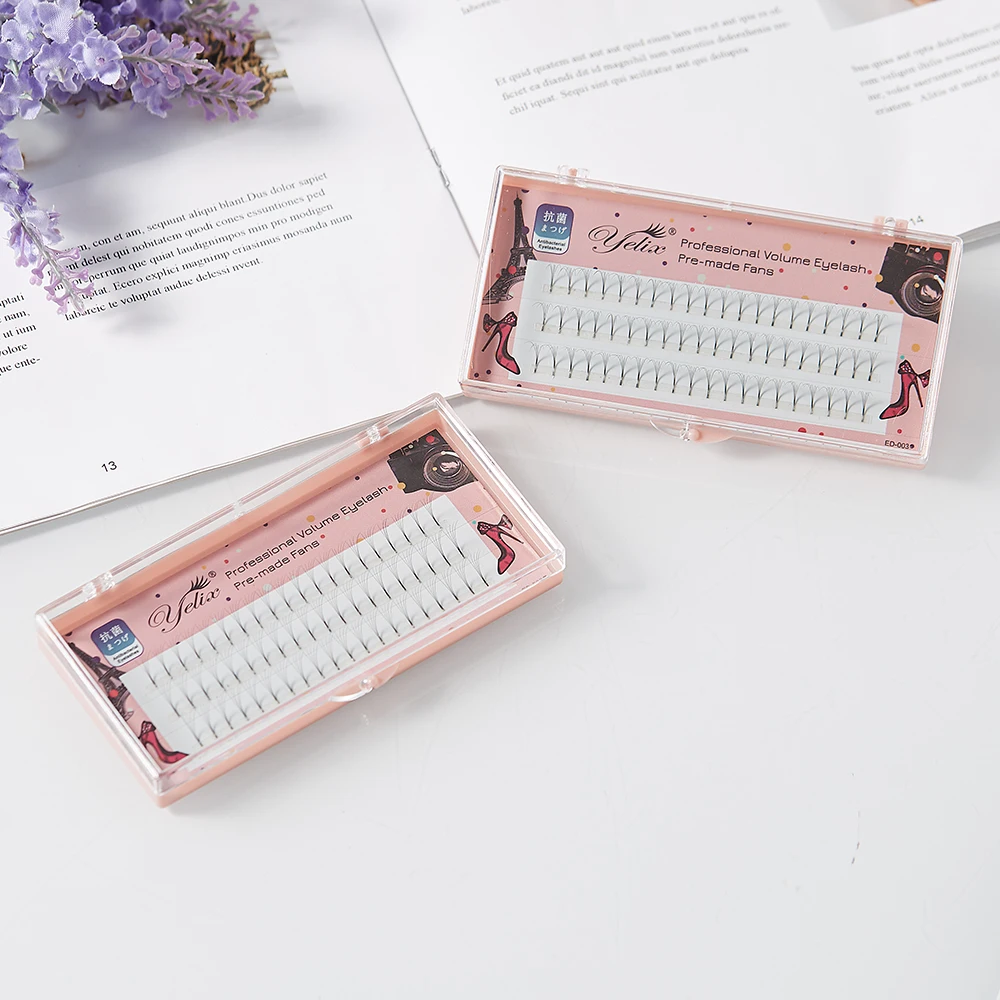 Ресницы для наращивания ресницы 5d объема C D curl Индивидуальные 60 пучков ресниц 0 07