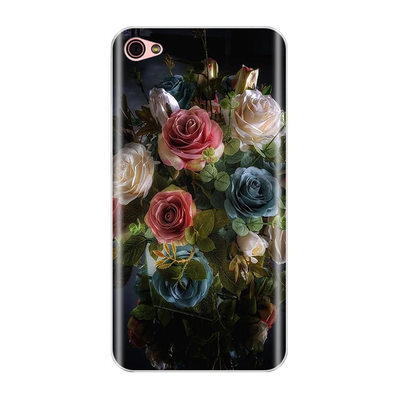 Чехол для lenovo S60, мягкий ТПУ защитный чехол с цветочным узором для lenovo S60, силиконовый чехол