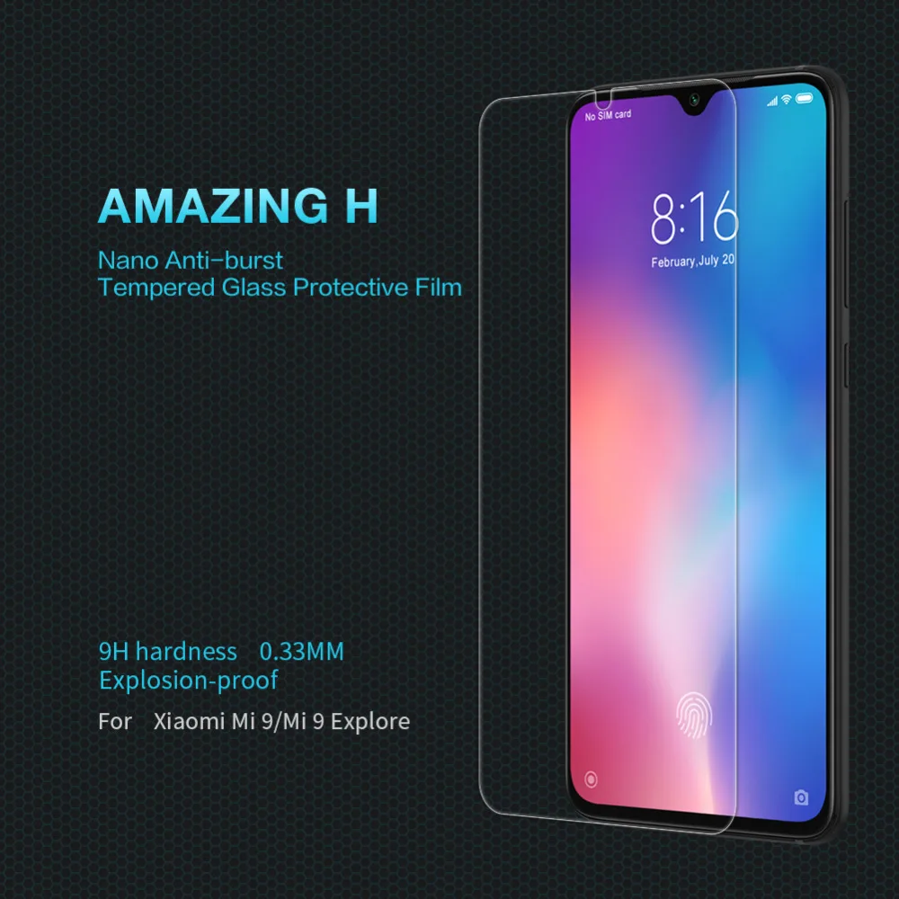 Для Xia mi 8 mi 9 стекло Nillkin Amazing H Закаленное стекло Защитная пленка для экрана для Xiaomi mi 9 mi 8 пленка для мобильного телефона