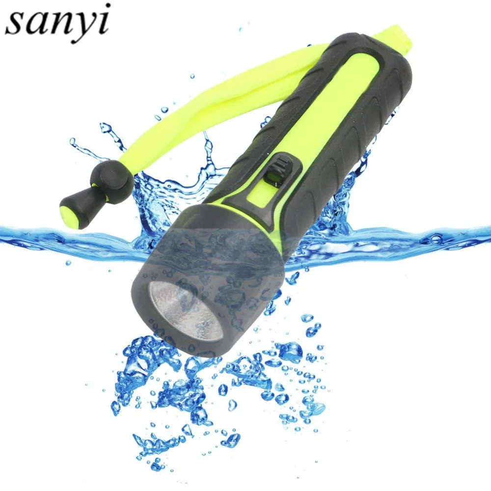Водонепроницаемая светодиодная вспышка для дайвинга 1000 лм 4 * AA|light for hunting|underwater